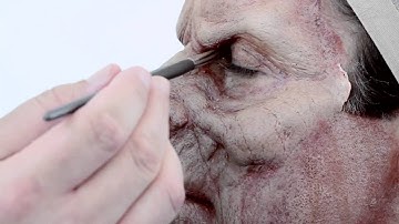 Special FX Makeup Tutorial - Foam Latex Prosthetic Application Dweller Part 2