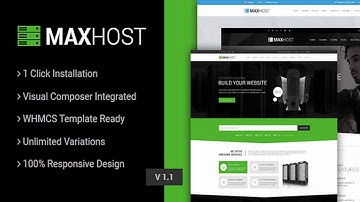 MaxHost - Web Hosting, WHMCS and Corporate Business WordPress Theme with WooCommerce | Themeforest