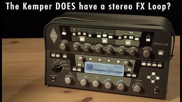 The Kemper DOES have a stereo FX Loop