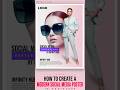 How to Create a Modern Social Media Poster in Photoshop #photoshop #infinityhub #tutorial #graphics