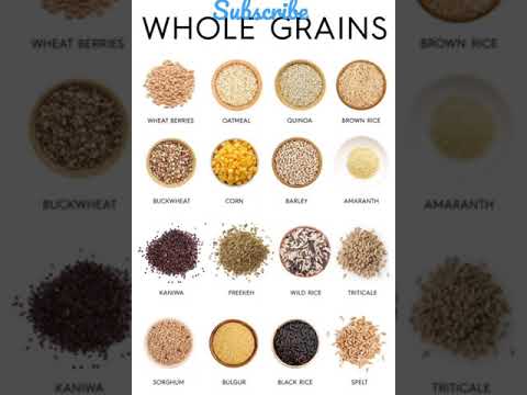 Whole grains|Learn english