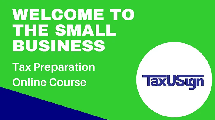 Welcome to the Small Business Tax Preparation Onli...