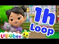 Silly Sped Up Song | Nursery Rhymes | Lellobee ABC