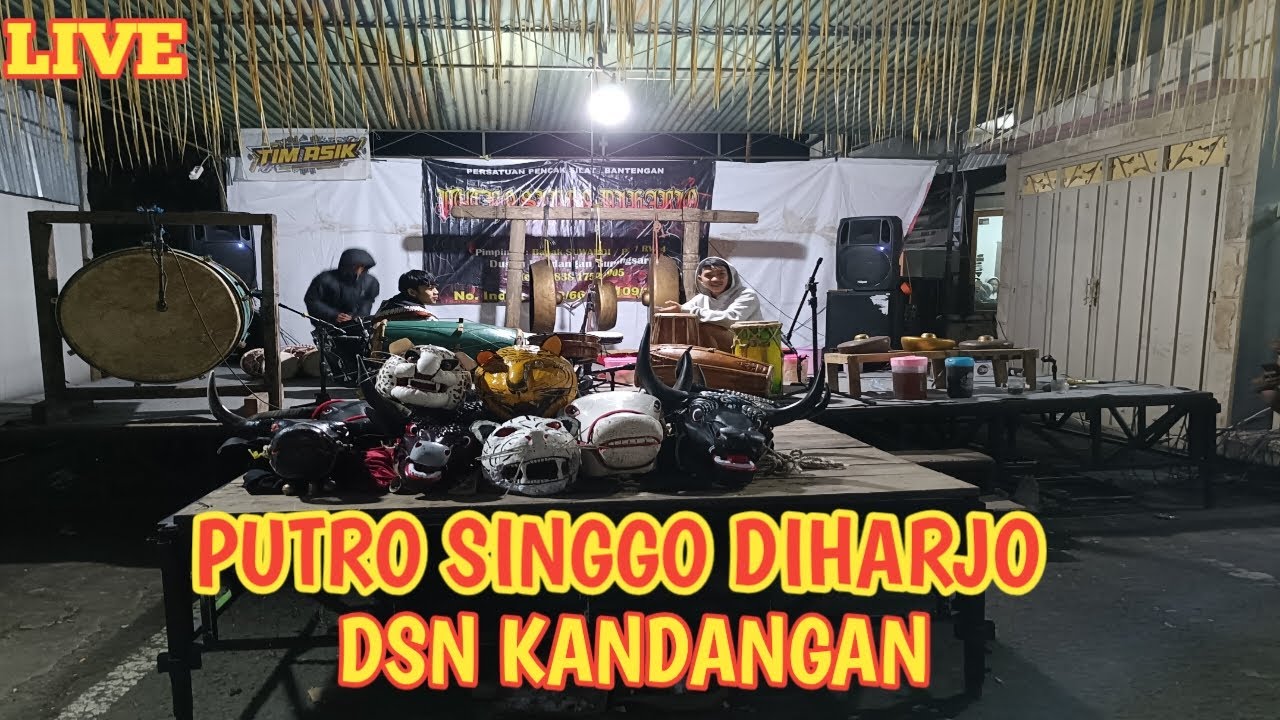 PENCAK SILAT DAN BANTENGAN PUTRO SINGGO DIHARJO. LIVE DSN KANDANGAN DS GUNUNGSARI