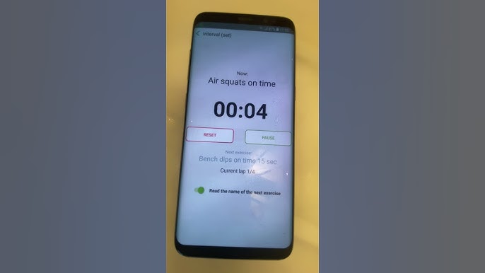 Intervalltraning App Android