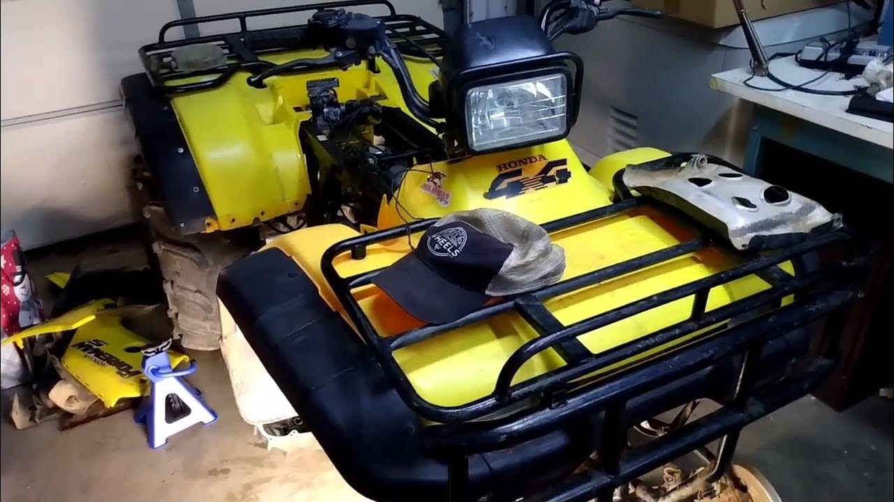 Honda Foreman 450. how to set timing - YouTube