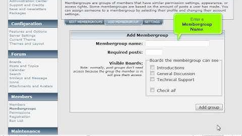 How to add and edit membergroups in SMF - SMF Tutorials