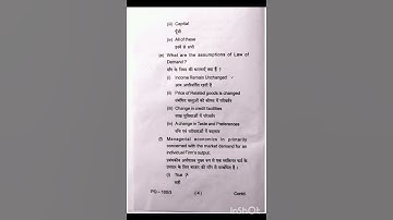 Kolhan University (M.com pg sem-2) Managerial Economics 2023-25