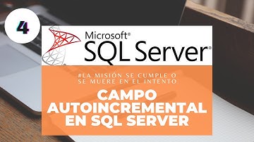 CAMPO AUTOINCREMENTAL | CURSO SQL SERVER #4