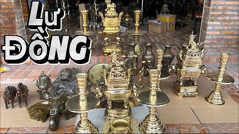 Lư đồng xưa _ Dĩa ngũ quả bằng đồng _ Tượng đồng xưa. Trưa 15/1 #đồcổcầnthơ #đồcổ