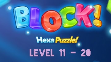Block Hexa Game Novice Level 11 - 20 Walkthrough | Puzzle Game #game #gaming #blockhexa #puzzlegame