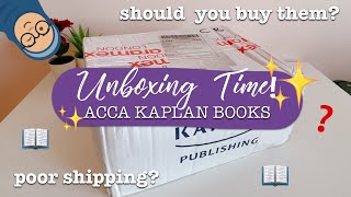 ACCA BOOKS UNBOXING ?  + HOW TO BUY ACCA BOOKS || Kaplan Publishing UK