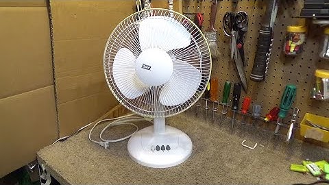 SMC (Midea) TP121A 12" Oscillating Desk Fan | Initial Checkout