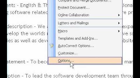 Microsoft Office Word 2003 Print property information with the document