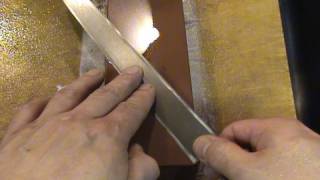 板前包丁のとぎ方（How to sharpening the "Itamae" knife）