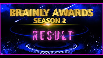 BRAINLY AWARDS SEASON 2 | Result Video 🏆| by Speechless Mirror