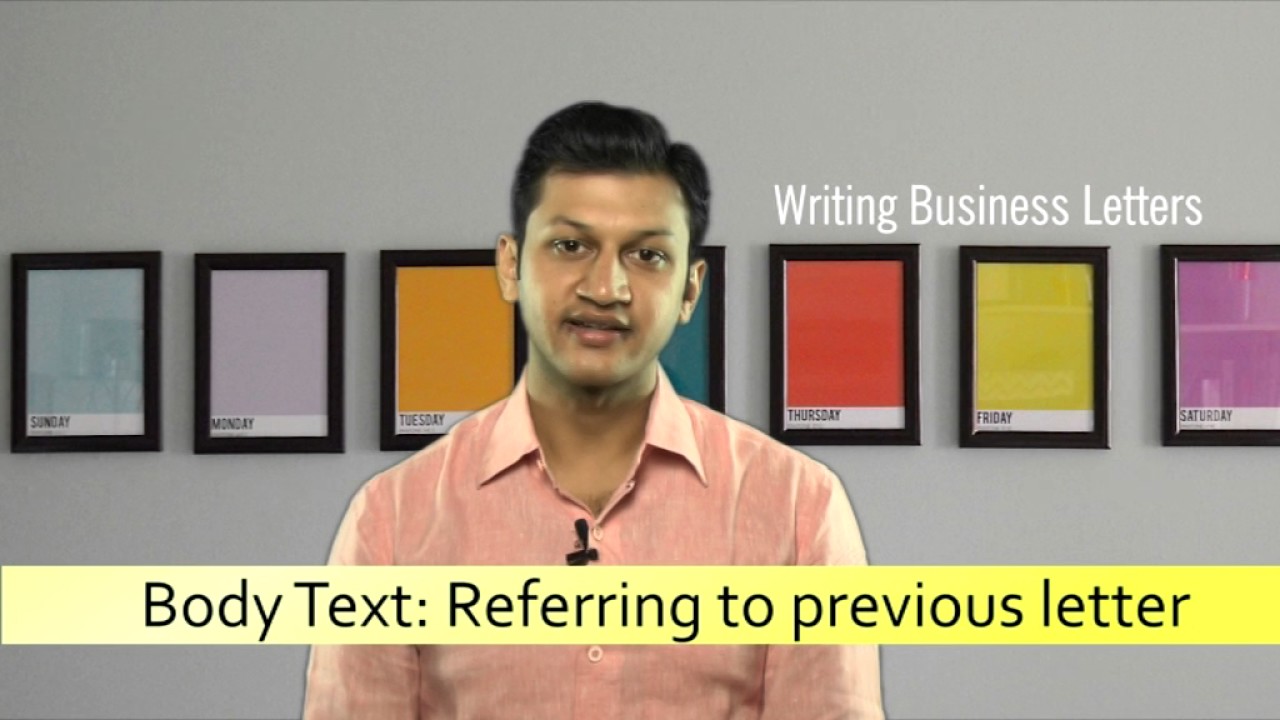 Business Letter Vocabulary Language 