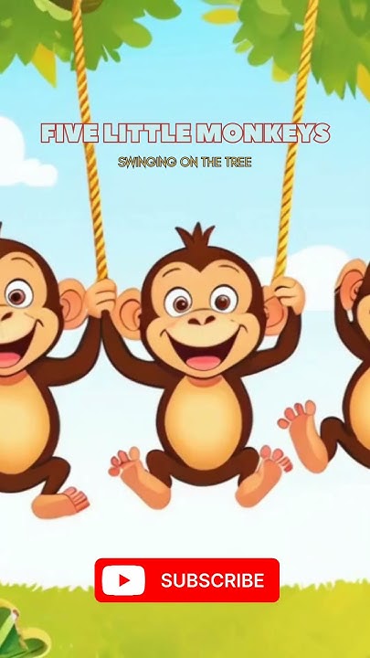 The Kiboomers 5 Little Monkeys Swinging In A Tree Five Little Monkeys Swinging on the Tree #kidssongs #nurseryrhymes #