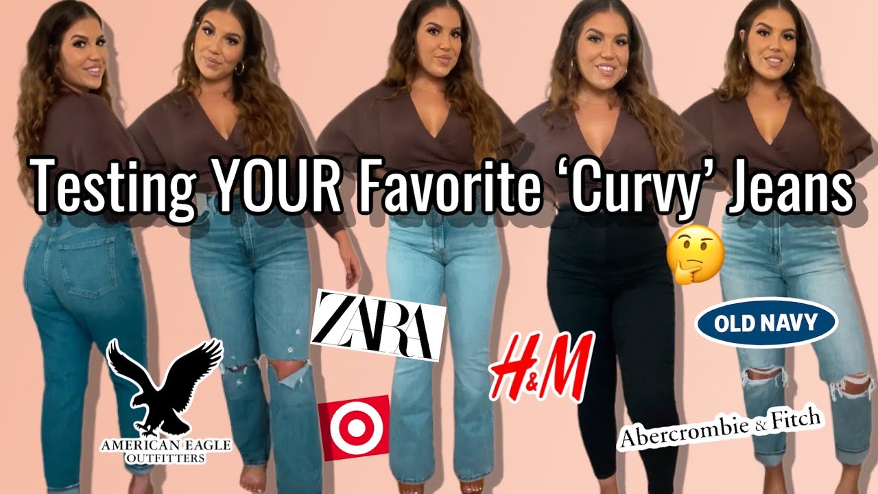 RATING YOUR FAVORITE JEANS (Midsize & Curvy Size 12 Denim Review & Try-On  Haul) 2021 - YouTube