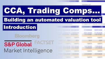 CCA, Trading Multiples, Comps… Building and Explaining an Automated Valuation Tool