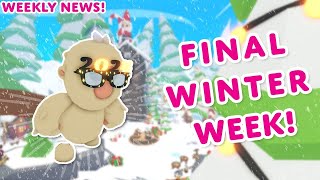 🌨️Конец ЗИМНЕГО ФЕСТИВАЛЯ! 🐒 НОВОГОДНИЕ праздники! 🎆2Х  Баксы и Прокачка! Adopt Me! В roblox!