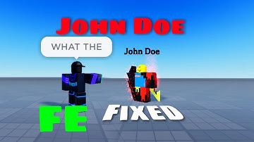 Script Arceus X /Fluxus Hydrogen Showcase | Fe John Doe [ Fling | Fixed ]