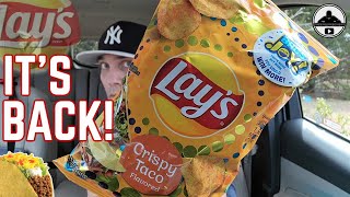 Lay's® Crispy Taco Potato Chips Review!  | 2021 | theendorsement