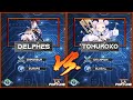 Delphes vs tomuroko  1er tour du tournoi rta de la fortune  epic seven