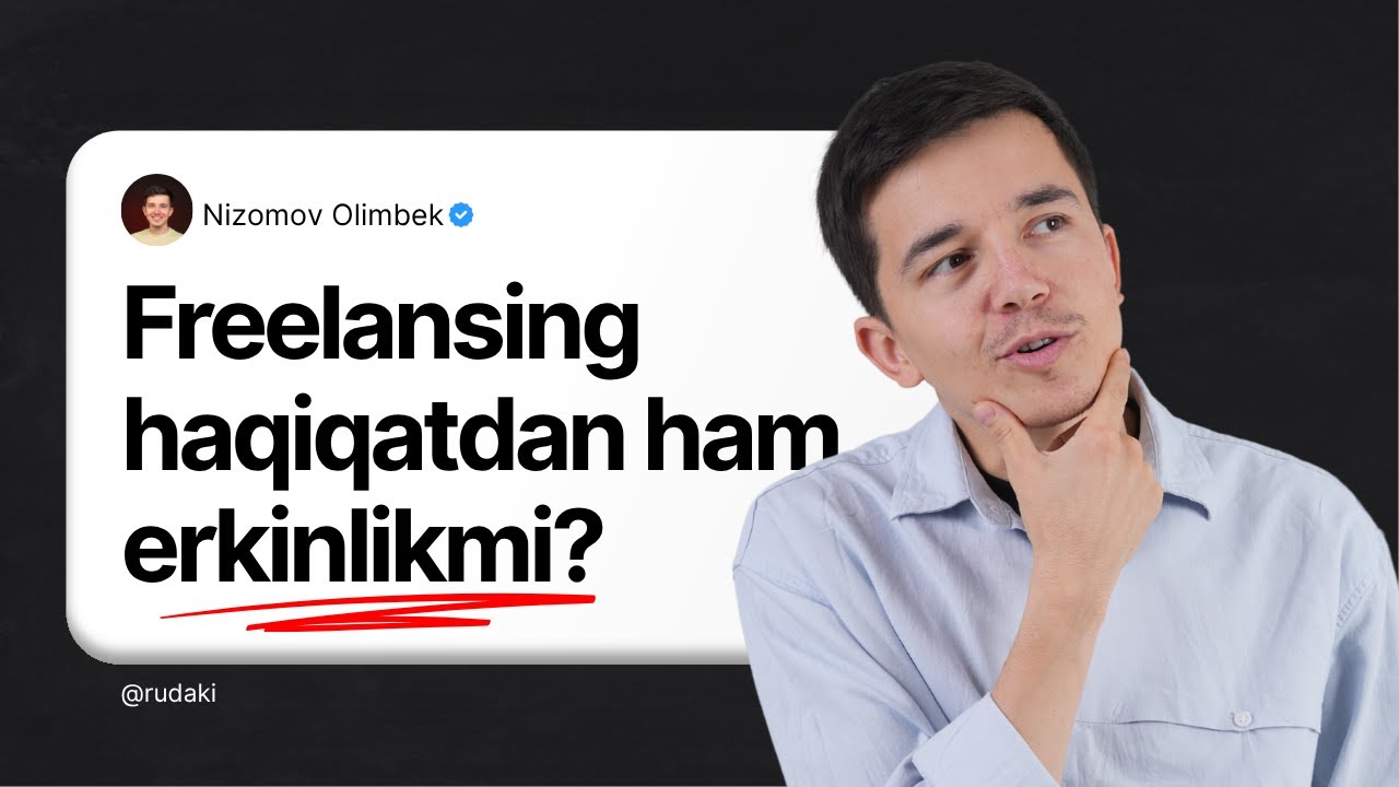 Frilanserlikning hech kim gapirmaydigan qora tomonlari