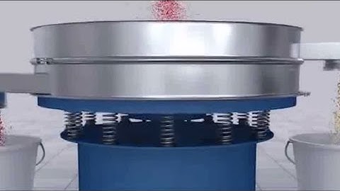 Industrial Sieving Machine working principle