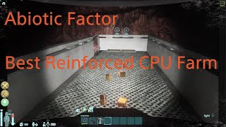 Celebrity Abiotic Factor Best Reinforced CPU Farm Net Worth