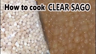 Quick Way To Cook Sago | How To Cook Sago | Tapioca Pearl | Pang-Malamig | Techie Mom's Kitchen