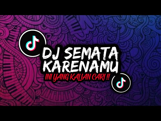 DJ Semata Karenamu x Telahape By Adit Fvnky Rmx VIRAL FYP TIKTOK TERBARU 2023 class=