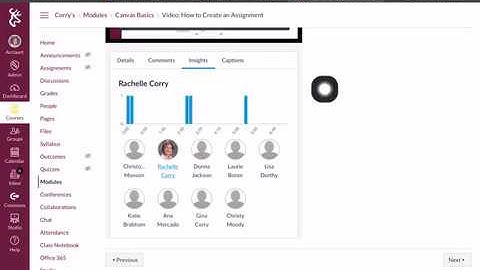 Canvas LMS: Are your students watching your videos? Using Studio Insights