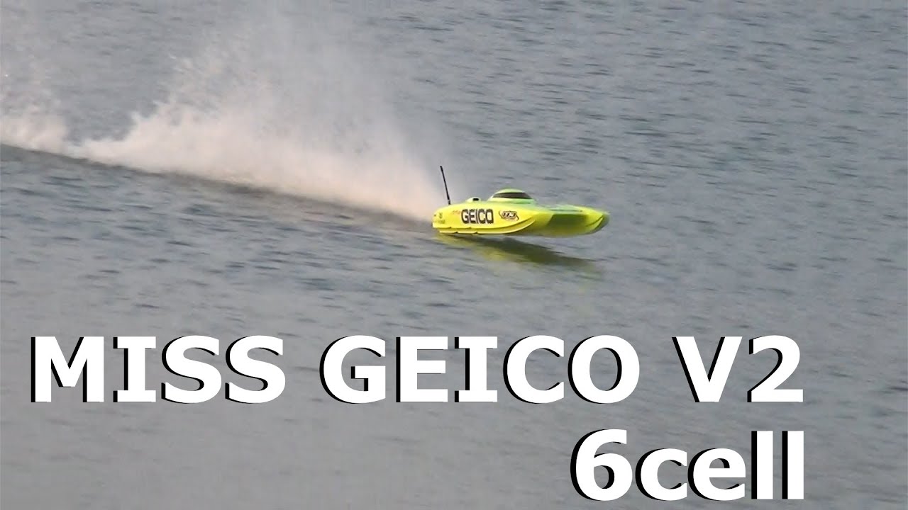 The Incredible MISS GEICO V2 with 6 Cell Lipo Batteries 