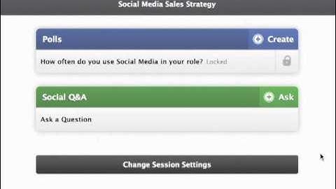 Conferences IO - Polling