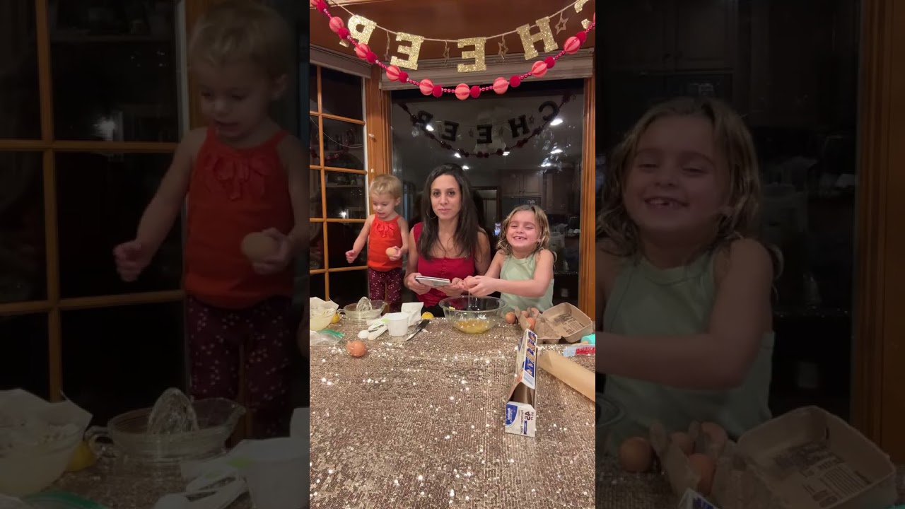 When baby cracks eggs #motherhood #cookingwithkids