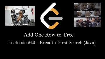 Add One Row to Tree (Leetcode 623) - Breadth First Search Java