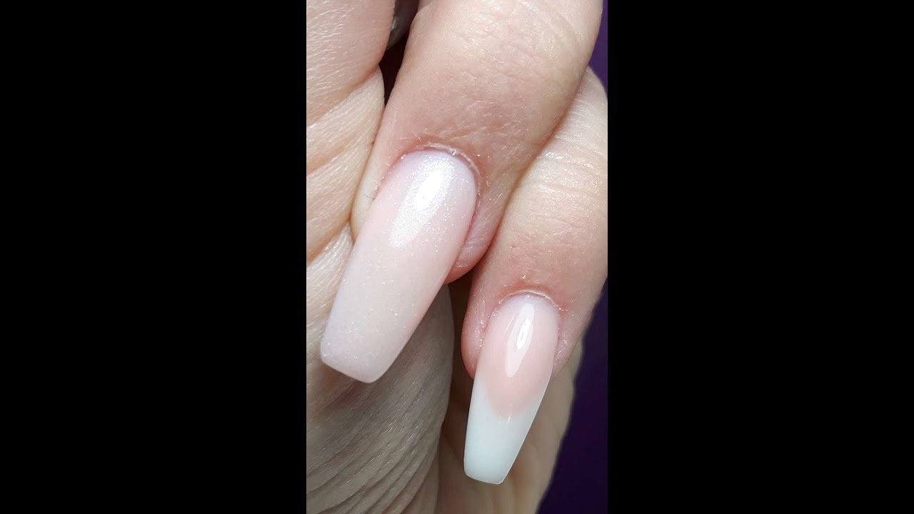 Himmelfahrtsnagel Ballerina Mit Tips Bei Schwierigen Naturnageln Youtube