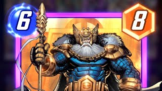 Marvel Snap Odin On Reveal deck for beginners