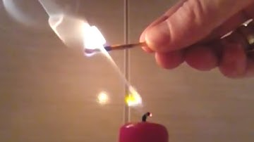 GOPro Hero 3+ PLUS BLACK CANDLE FLAME Fire Science Magic Trick Slow Motion 120 240 fps