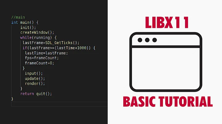 X11 C & C++ Tutorial - Window, Input, Drawing