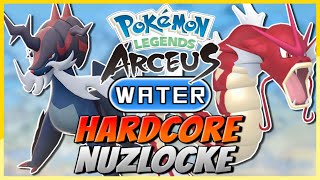 Pokémon Legends Arceus - WATER types only - Hardcore Nuzlocke