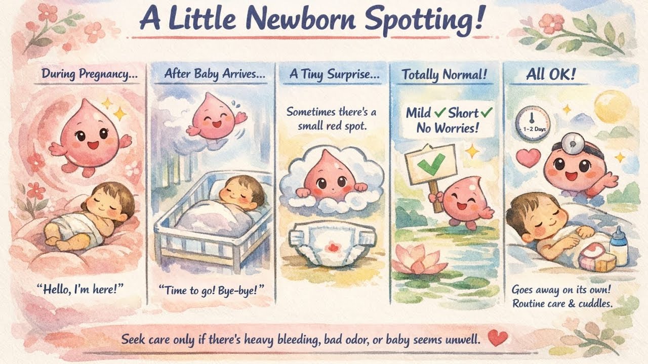 My newborn baby had a vaginal bleeding - YouTube