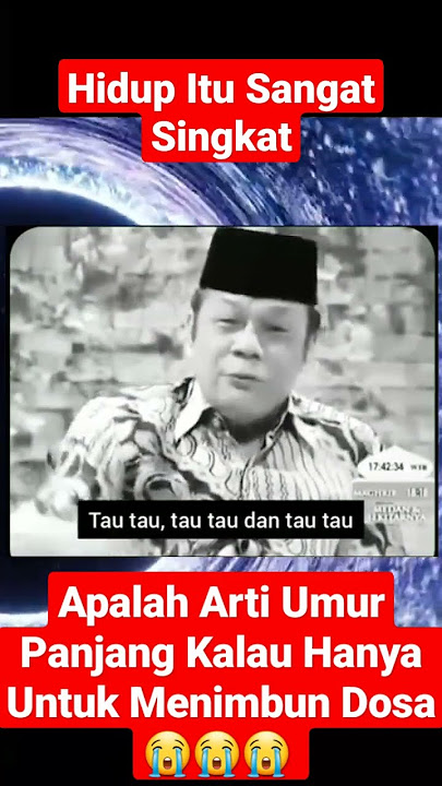 KH. Zainuddin MZ || Hidup Itu Singkat #zainudinmz #ceramahzainuddinmz