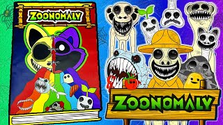 Making Zoonomaly & Catnap Rainbow Slime 🐼DIY + ( Horror Squishy + Smiling Critters )