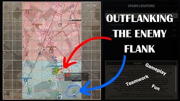 Outflanking the enemy flank on Foy | Hell Let Loose