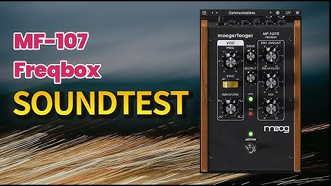 ⚡MF-107S Freqbox　 / Moogerfooger Effects Bundle ⚡ First Look Sound Test