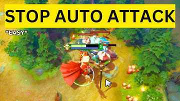 How To Stop Auto Attack in Dota 2(EASY)