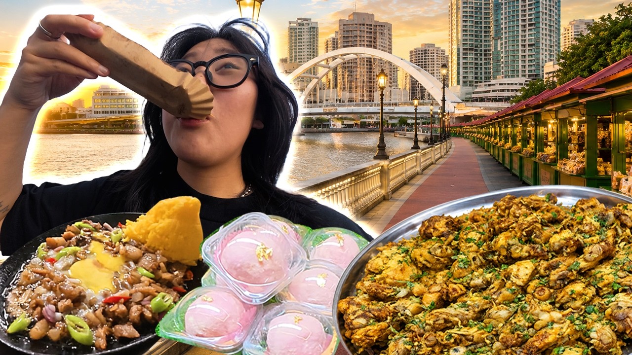 A Random Filipino Showed Me the BEST Food in Pasig River!